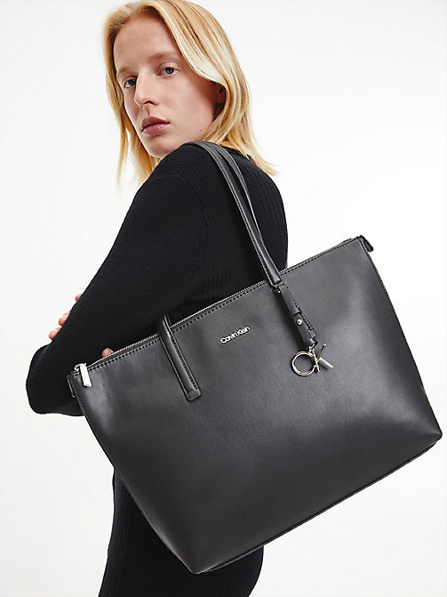 Womens Bags Top-handle bags Black Calvin Klein Must in ck Black - Save 67% 