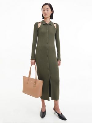 SAFARI CANVAS Recycled Tote Bag for women CALVIN KLEIN