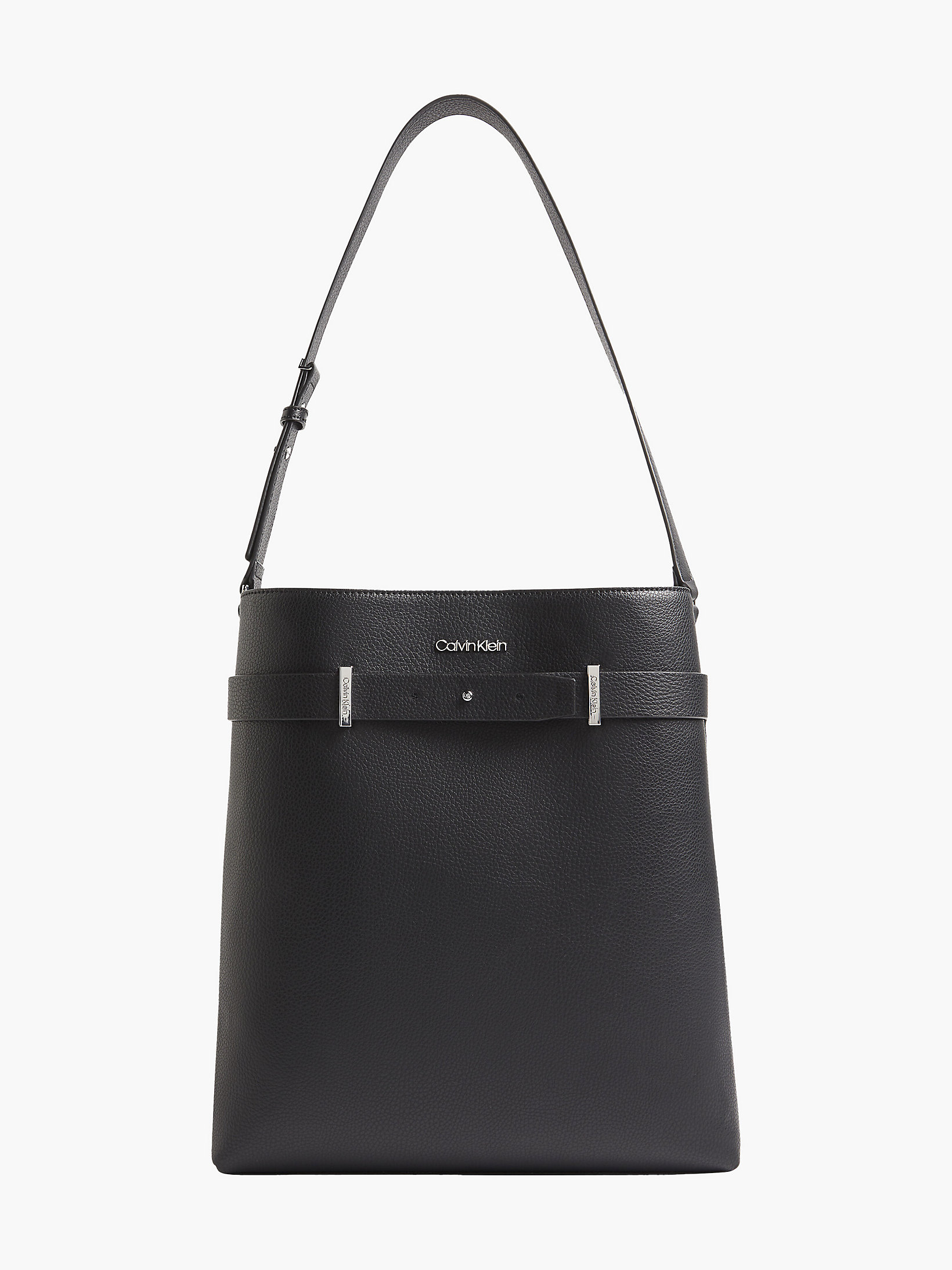 CK Black Recycled Hobo Bag undefined women Calvin Klein