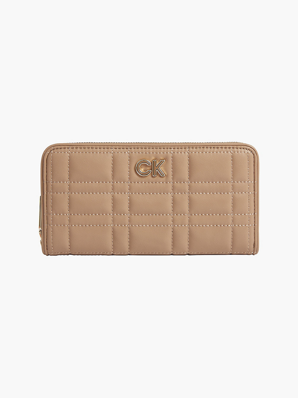 SAFARI CANVAS Large Recycled Quilted Zip Around Wallet undefined women Calvin Klein