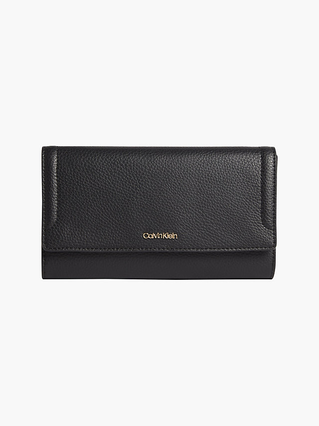 CK Black Recycled Trifold Rfid Wallet undefined women Calvin Klein