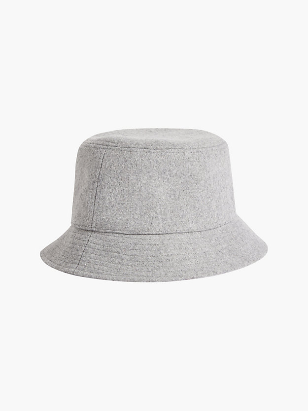 CEMENT Kapelusz Bucket Hat z filcu z domieszką wełny dla Kobiety CALVIN KLEIN