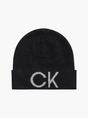  wool blend beanie for women calvin klein