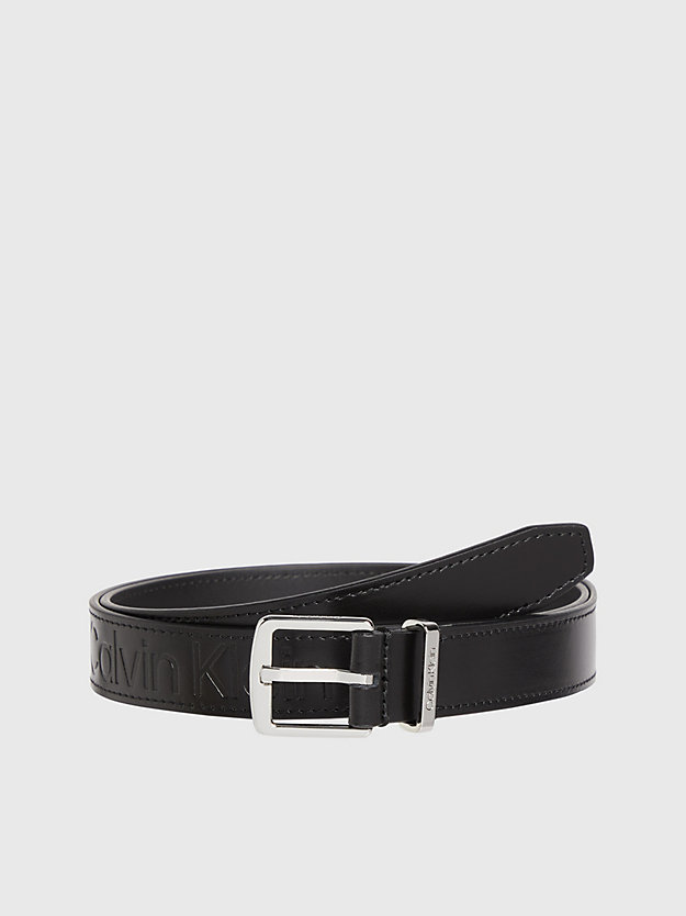 CK BLACK Leather Belt for women CALVIN KLEIN