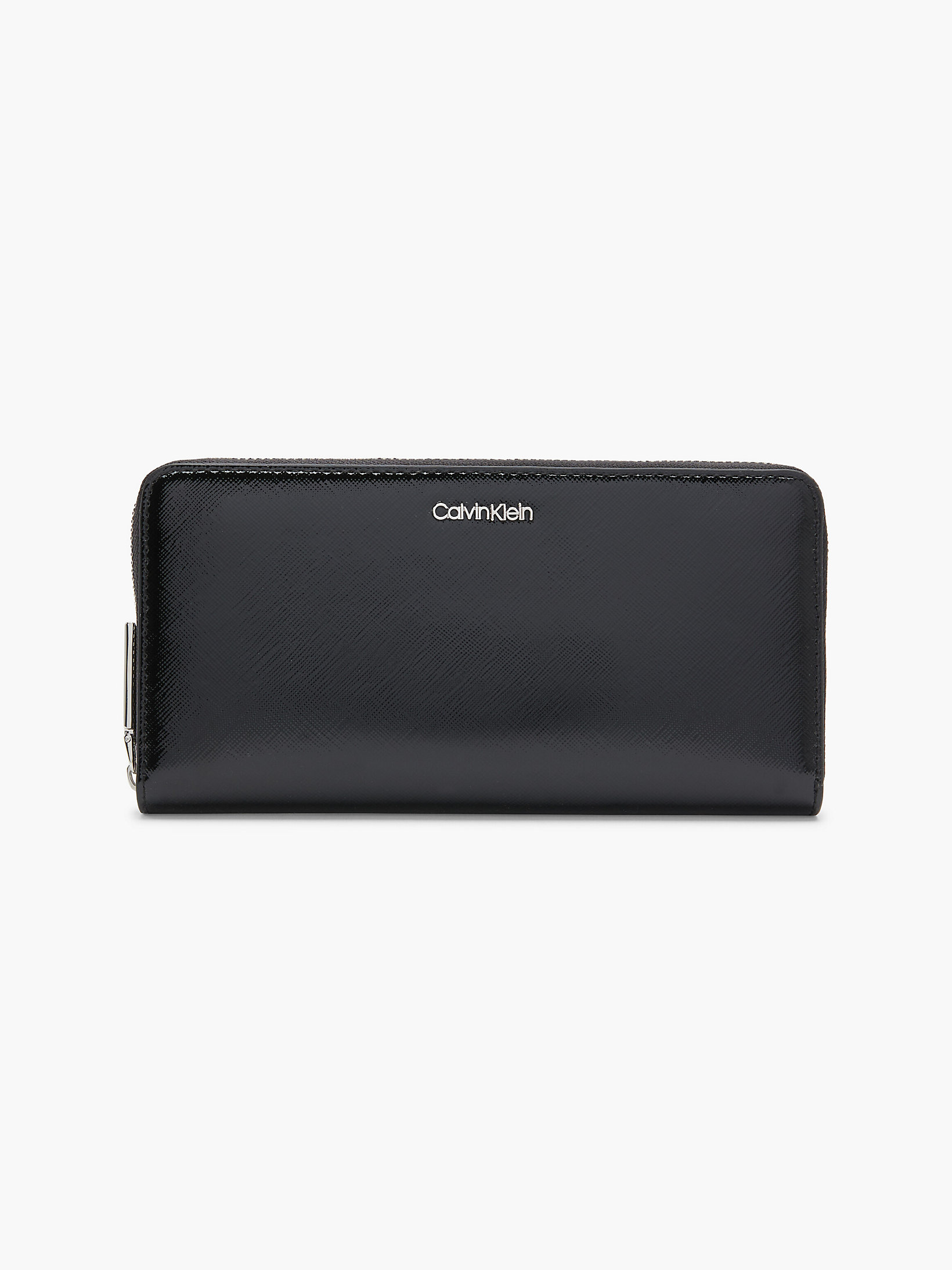 CK Black Large Zip Around Wallet undefined women Calvin Klein