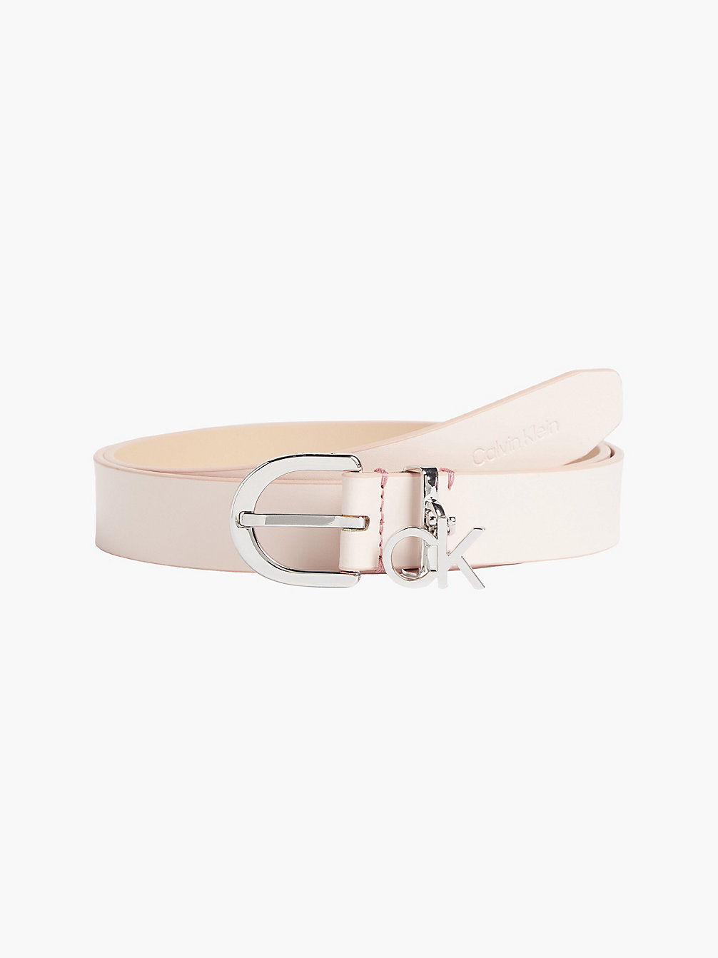SPRING ROSE Cintura In Pelle Con Logo undefined donna Calvin Klein