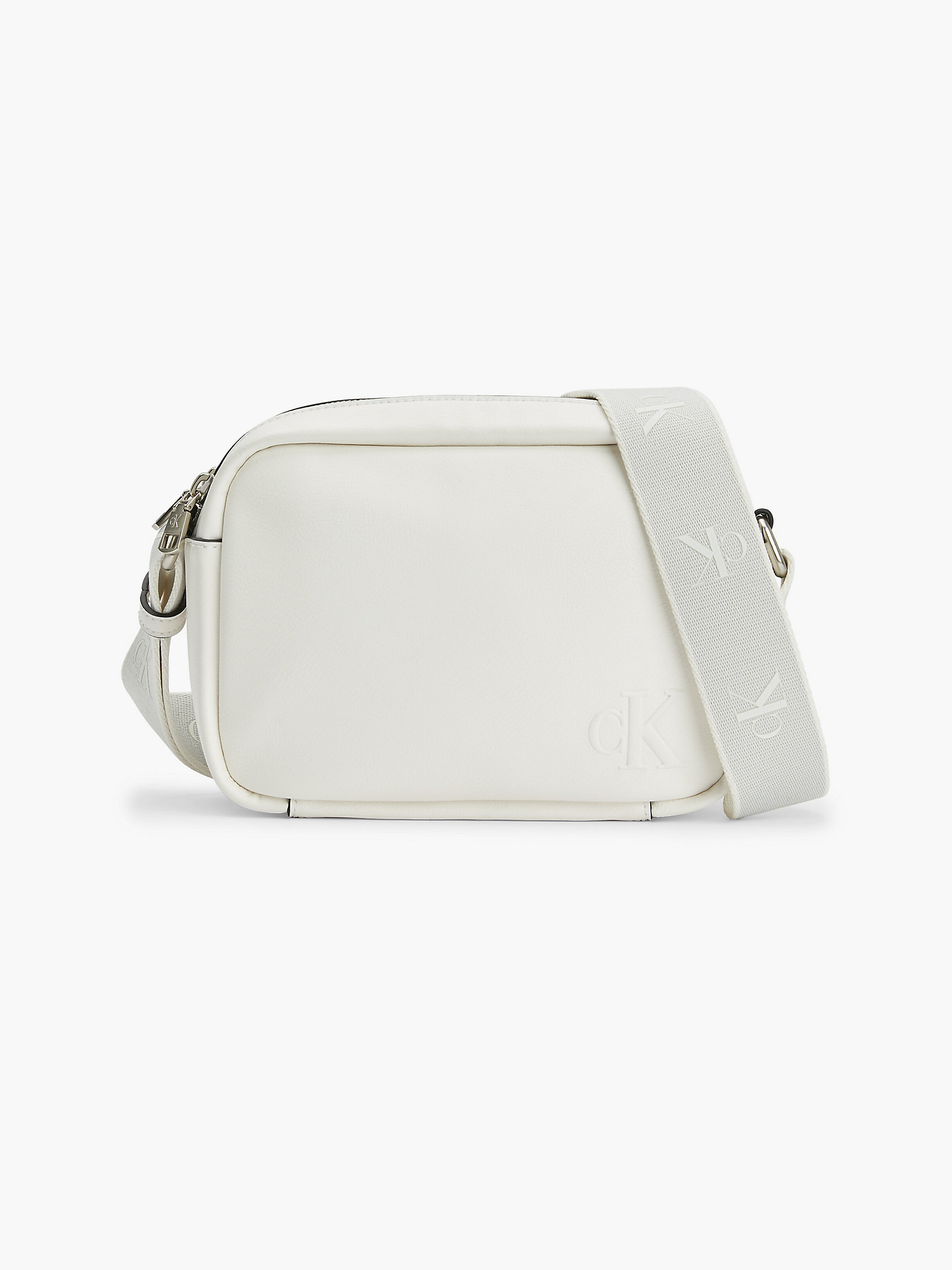 Bright White Recycled Crossbody Bag undefined women Calvin Klein