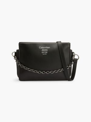  crossbody bag with chain for women calvin klein jeans