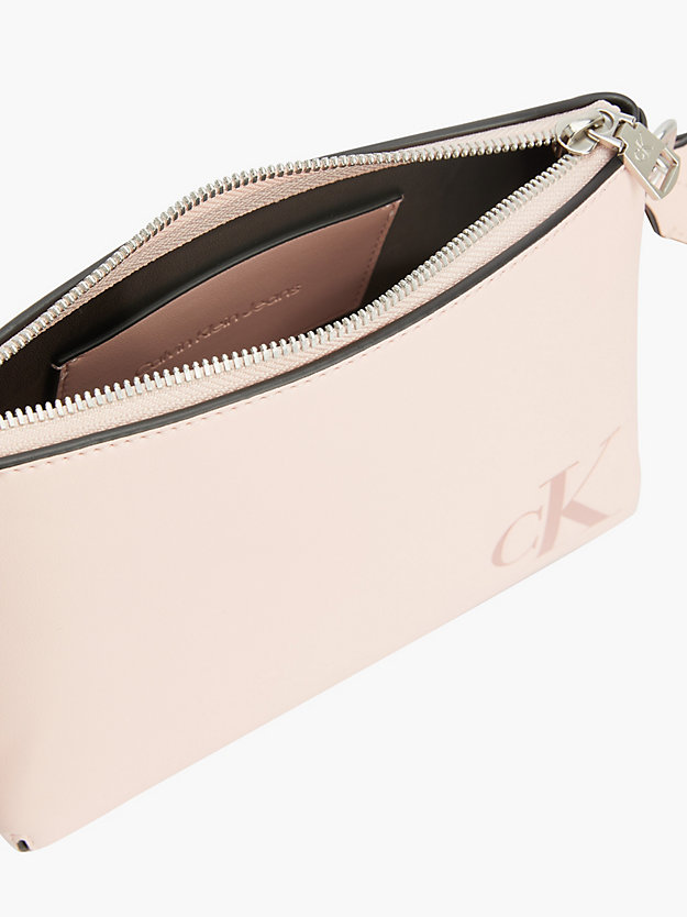 pink blush logo crossbody bag for women calvin klein jeans