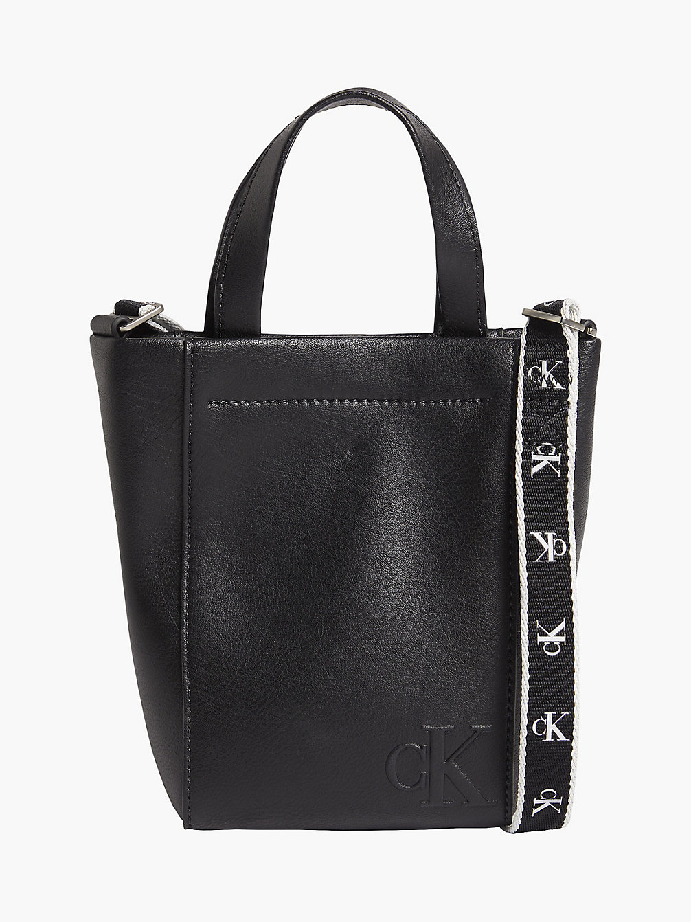 BLACK > Небольшая сумка-тоут из переработанного материала > undefined Женщины - Calvin Klein
