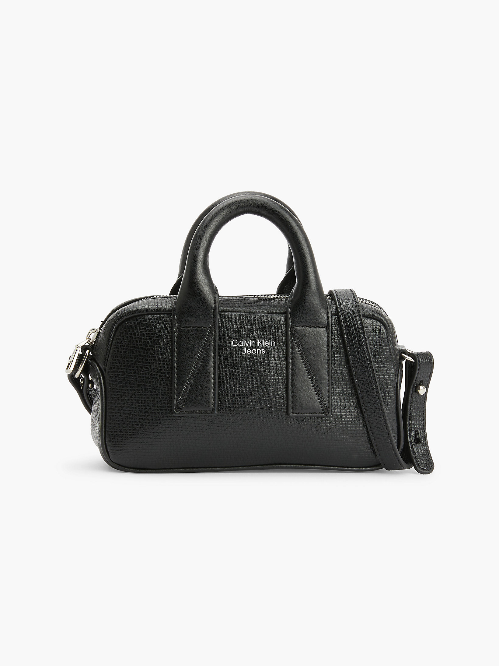 Black Mini Convertible Crossbody Bag undefined women Calvin Klein