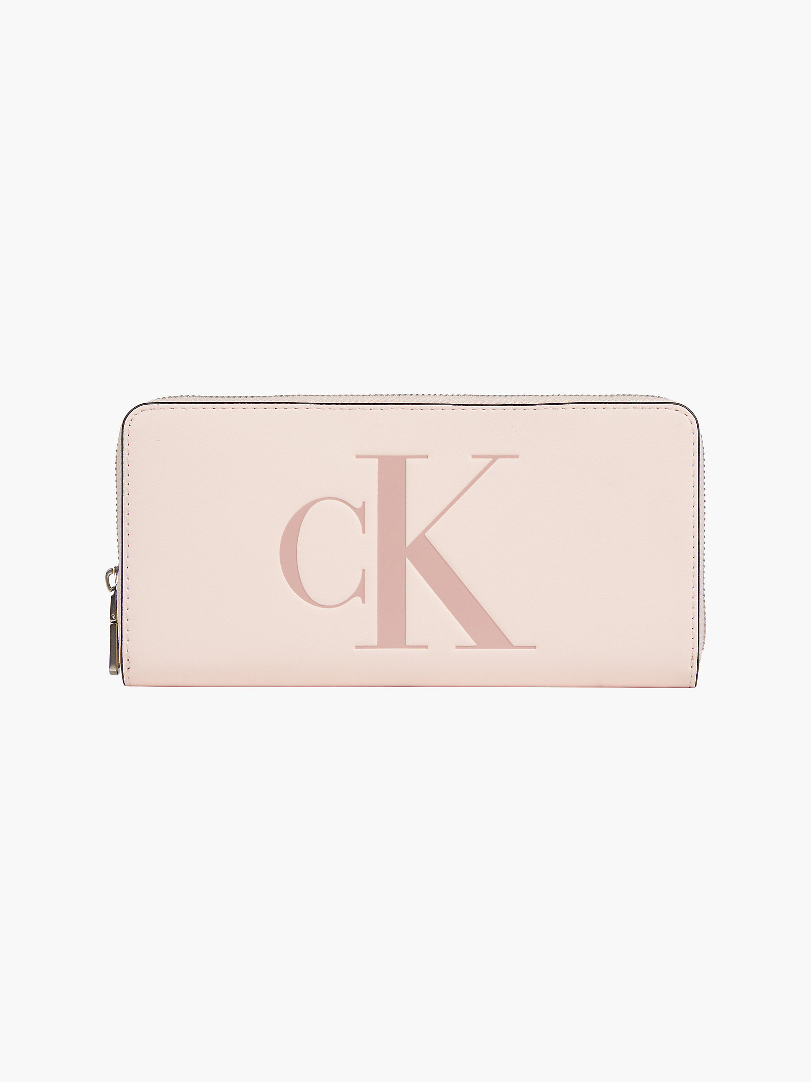 Pink Blush > Logo-Portemonnaie Mit Rundum-Reißverschluss > undefined Damen - Calvin Klein