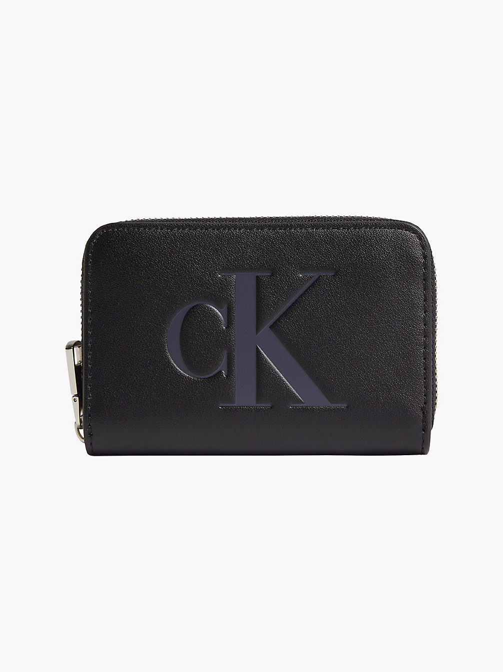BLACK Portemonnee Met Rits Rondom En Logo undefined dames Calvin Klein