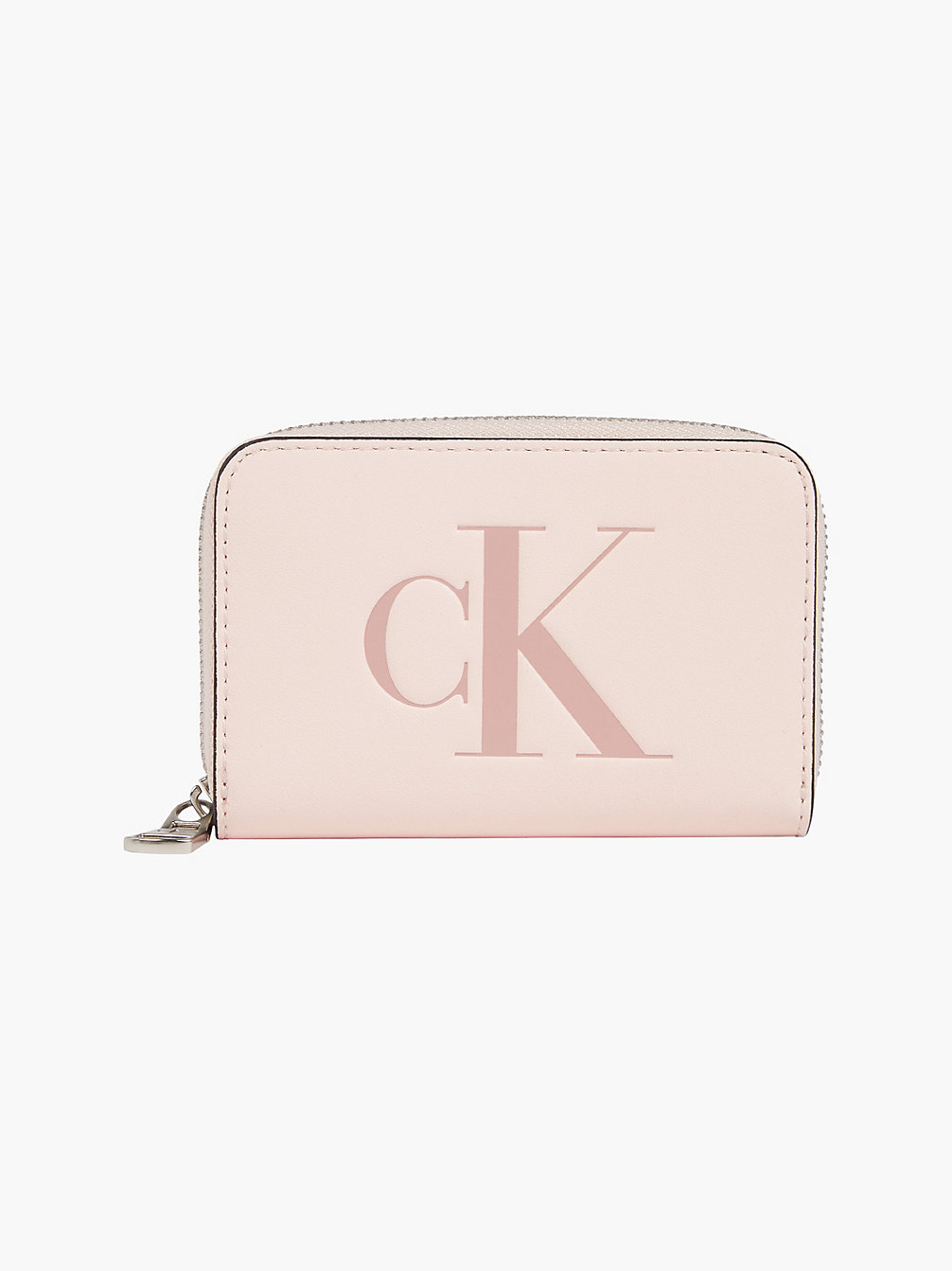 PINK BLUSH Logo Zip Around Wallet undefined women Calvin Klein