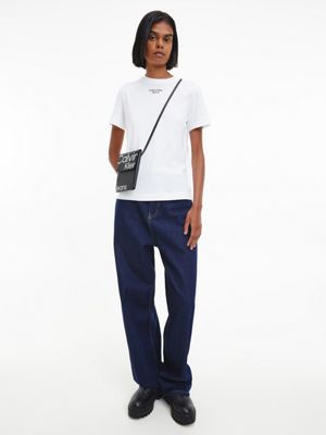 black crossbody phone bag for women calvin klein jeans