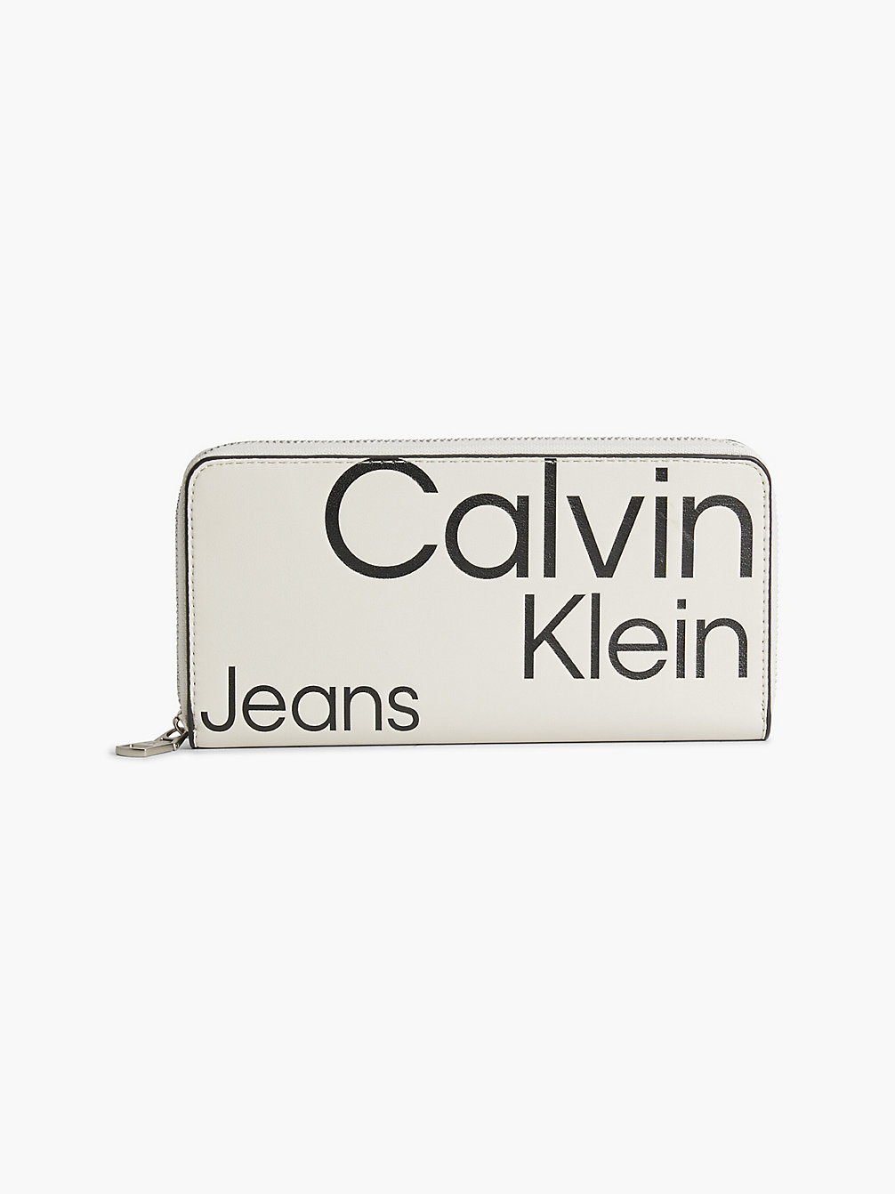 BEIGE AOP > Кошелек на круговой молнии с логотипом с защитой Rfid > undefined Женщины - Calvin Klein