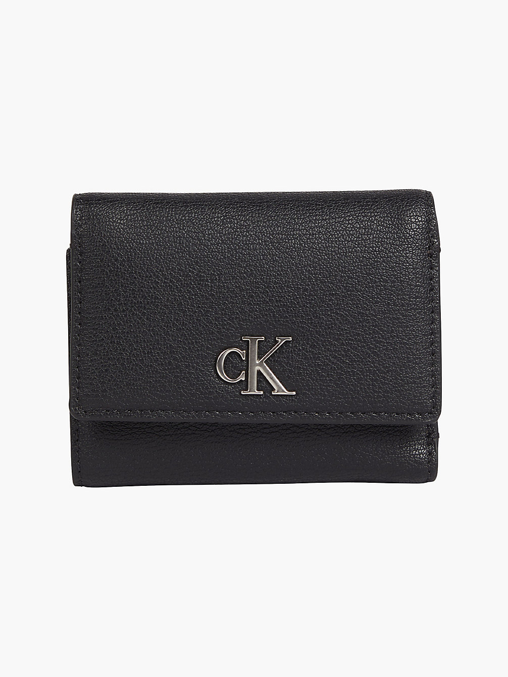 BLACK Recycled Trifold Wallet undefined women Calvin Klein