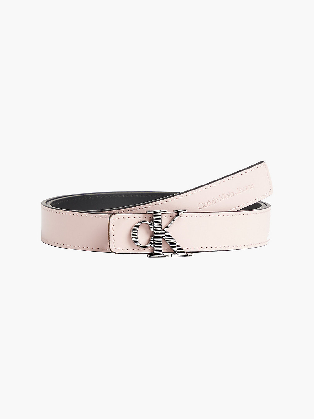 PINK BLUSH Cintura In Pelle Con Logo undefined donna Calvin Klein
