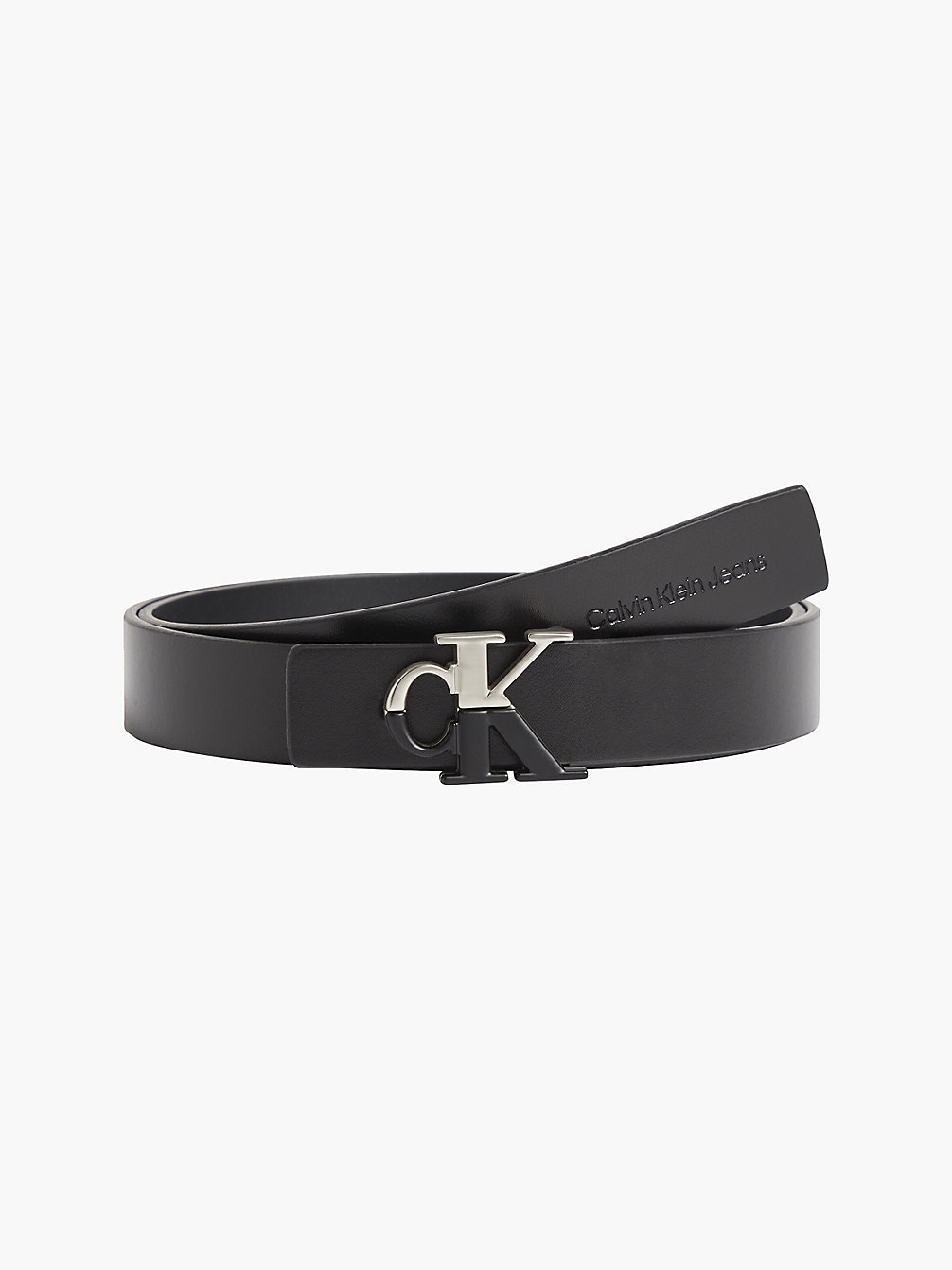 BLACK Cintura In Pelle undefined donna Calvin Klein