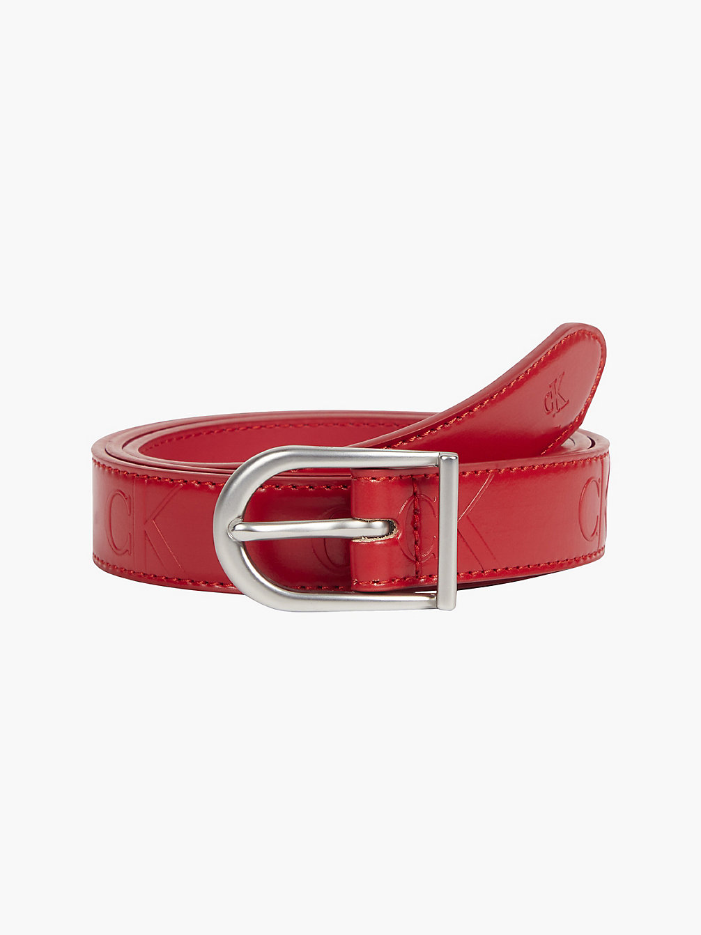 CANDY APPLE Cintura In Pelle Con Logo undefined donna Calvin Klein