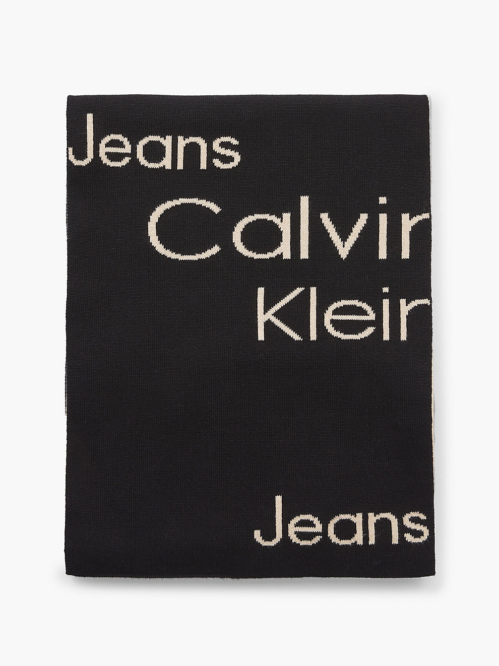 BLACK AOP > Schal Aus Bio-Baumwolle > undefined Damen - Calvin Klein