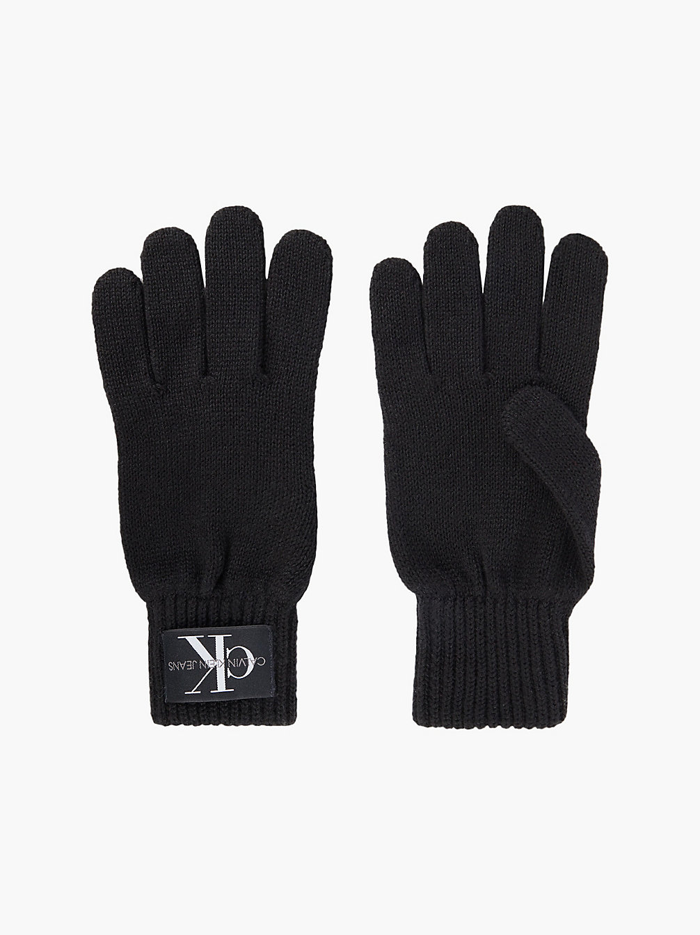 BLACK > Gebreide Handschoenen Met Logo > undefined dames - Calvin Klein