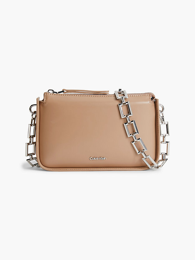 Small Recycled Crossbody Bag with Chain Calvin Klein® | K60K610160GEZ