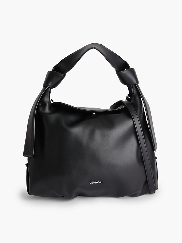 CK Black Crossbody Bag Aus Recyceltem Material undefined Damen Calvin Klein