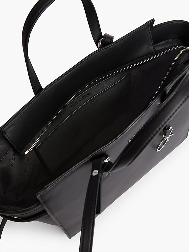 CK BLACK Recycled Tote Bag for women CALVIN KLEIN
