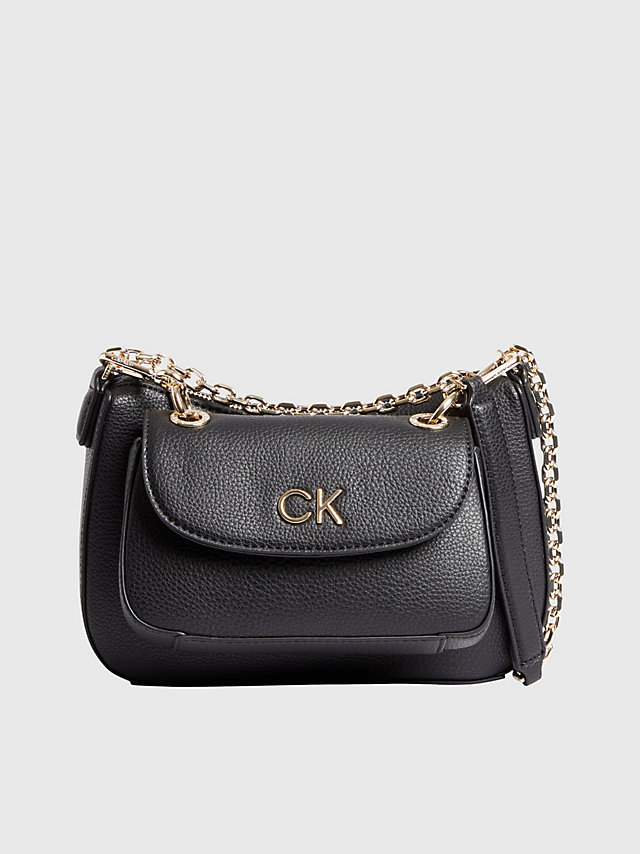 CK Black 3-In-1 Schultertasche Aus Recyceltem Material undefined Damen Calvin Klein