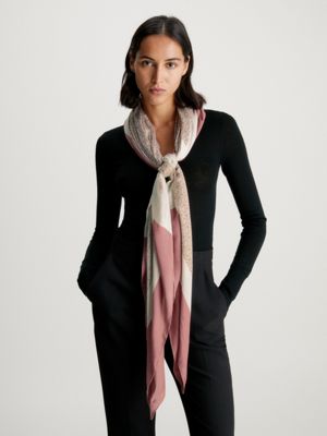 Calvin klein best sale silk scarf