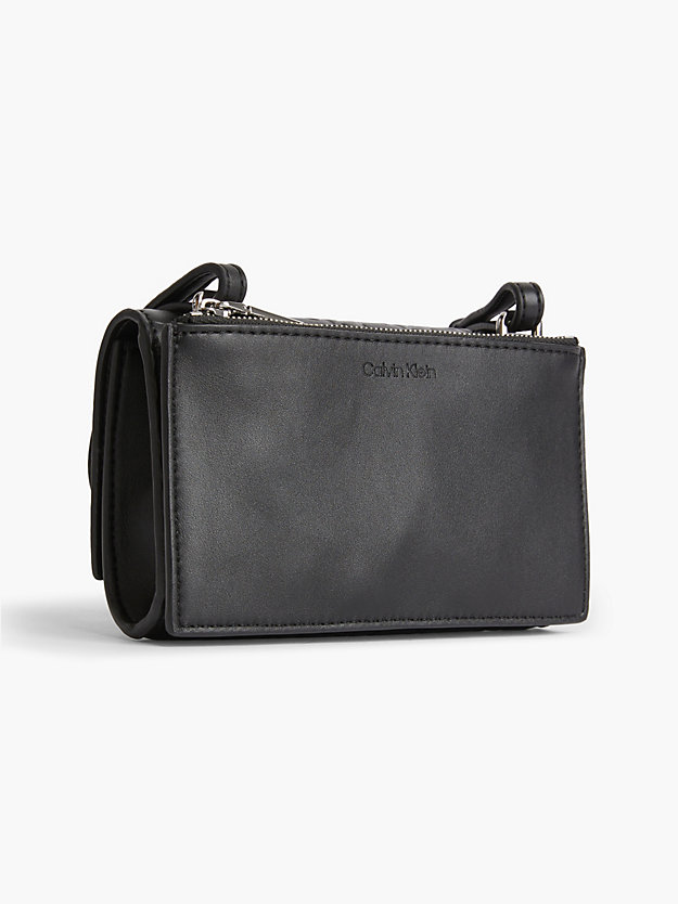 CK BLACK Portemonnaie-Tasche aus recyceltem Material für Damen CALVIN KLEIN