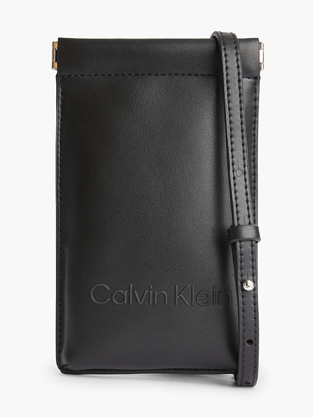 CK BLACK Recycled Crossbody Phone Pouch undefined women Calvin Klein