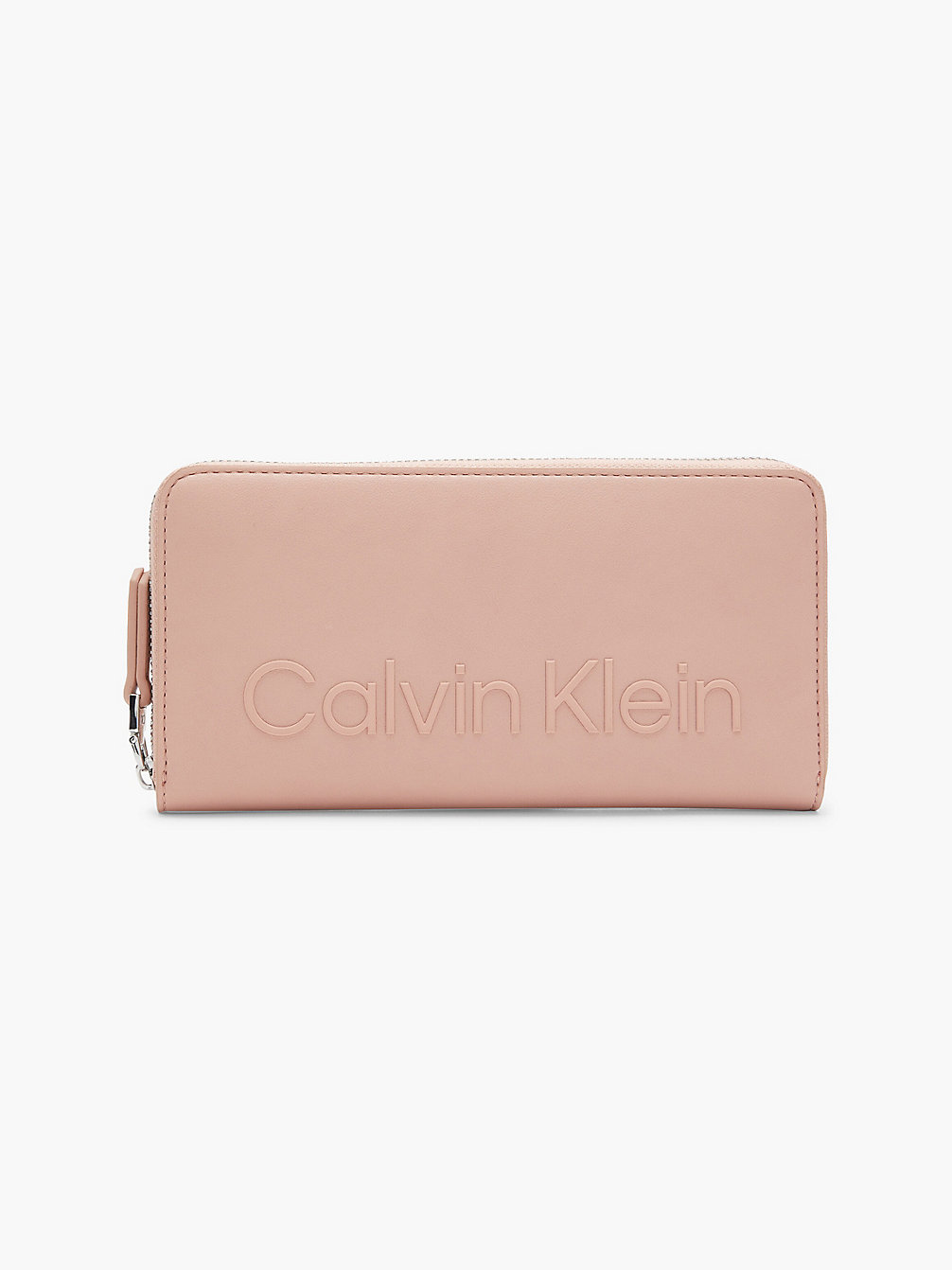 CAFÃ© AU LAIT Großes Portemonnaie Mit Rundum-Reißverschluss Aus Recyceltem Material undefined Damen Calvin Klein