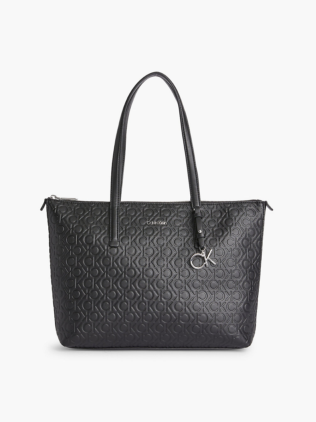 CK BLACK Recycled Logo Tote Bag undefined women Calvin Klein