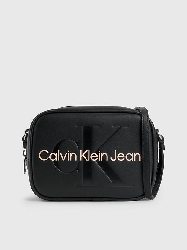 black with rose crossover voor dames - calvin klein jeans