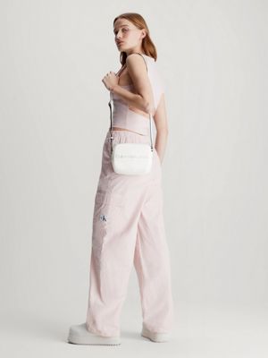 Calvin klein crossbody bag pink hot sale