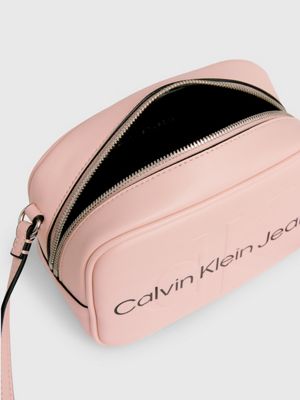 CALVIN KLEIN JEANS - Women's rigid camera bag with logo - K60K610275TGE -  Pink