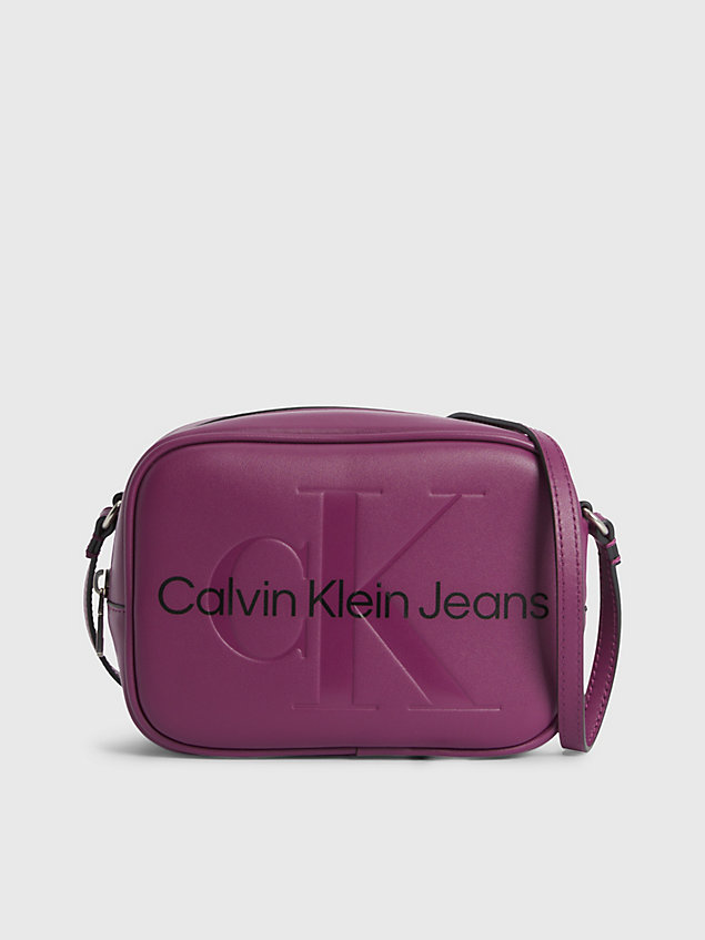 purple mała torba przez ramię dla kobiety - calvin klein jeans