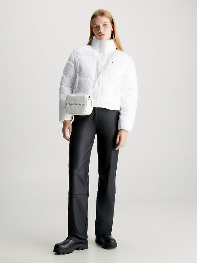 white mała torba przez ramię dla kobiety - calvin klein jeans