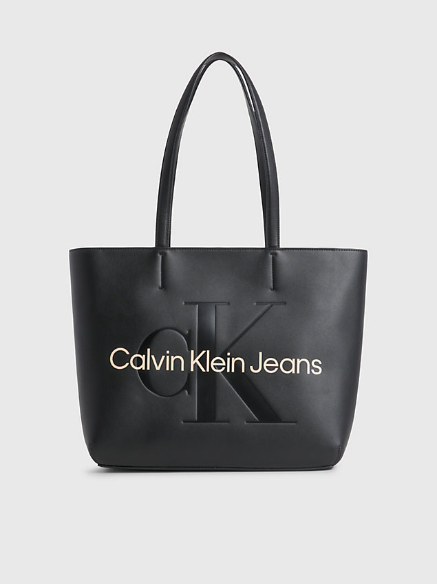 bolso tote black de mujer calvin klein jeans