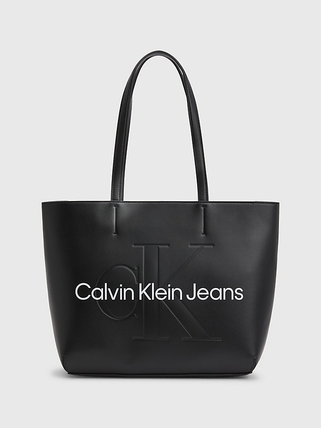 black torba typu tote dla kobiety - calvin klein jeans