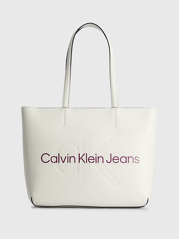 bolso tote ivory de mujer calvin klein jeans