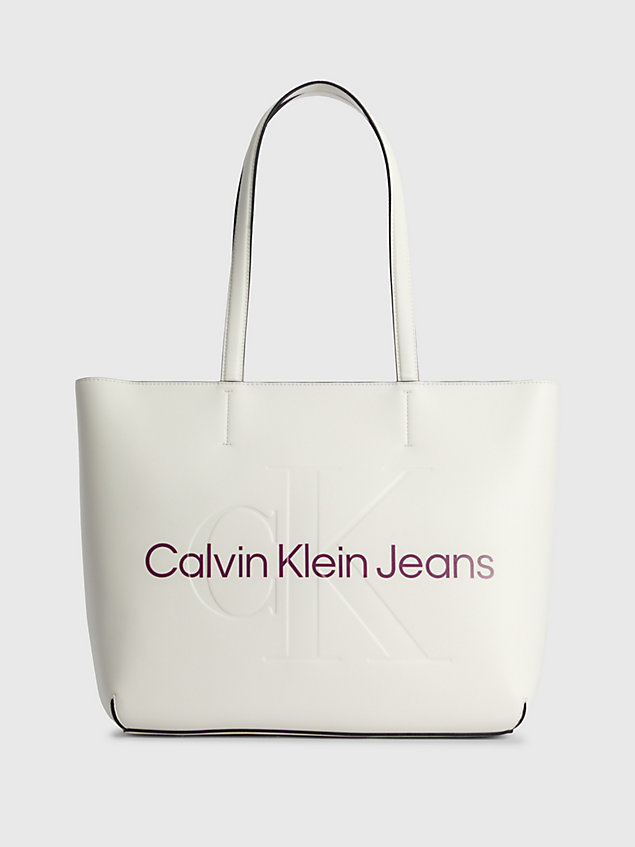 sac cabas white pour femmes calvin klein jeans