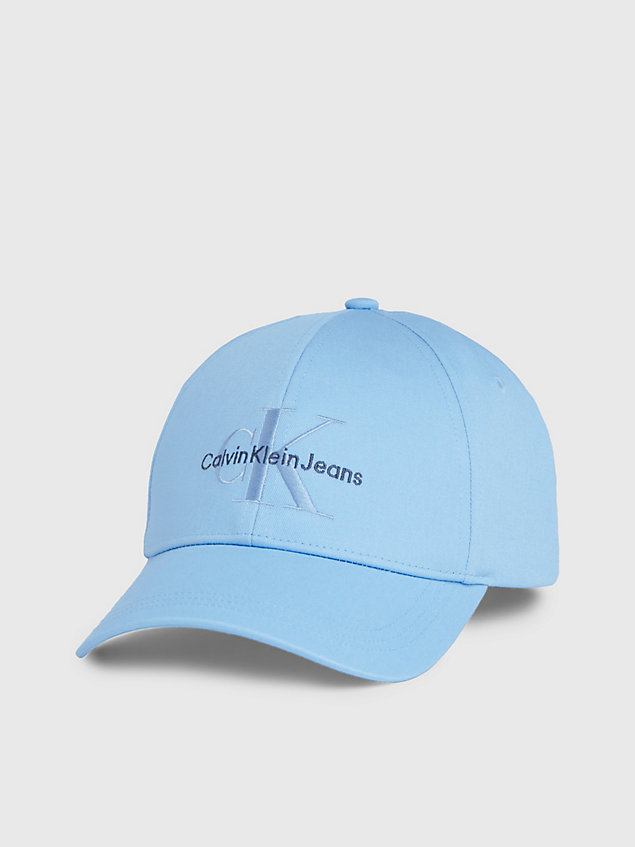 blue twill cap for women calvin klein jeans