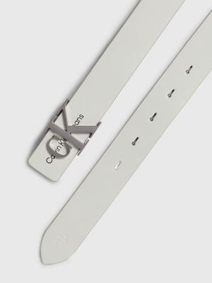 icicle leather logo belt for women calvin klein jeans