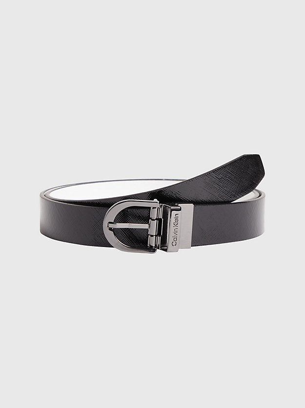 BLACK/WHITE Cinturón reversible de mujer CALVIN KLEIN