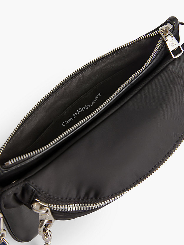 BLACK W/AEGEAN SEA 2-in-1 Bum Bag for women CALVIN KLEIN JEANS