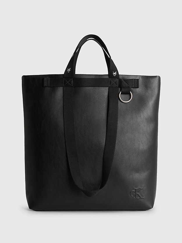 BLACK Recycled Tote Bag for women CALVIN KLEIN JEANS