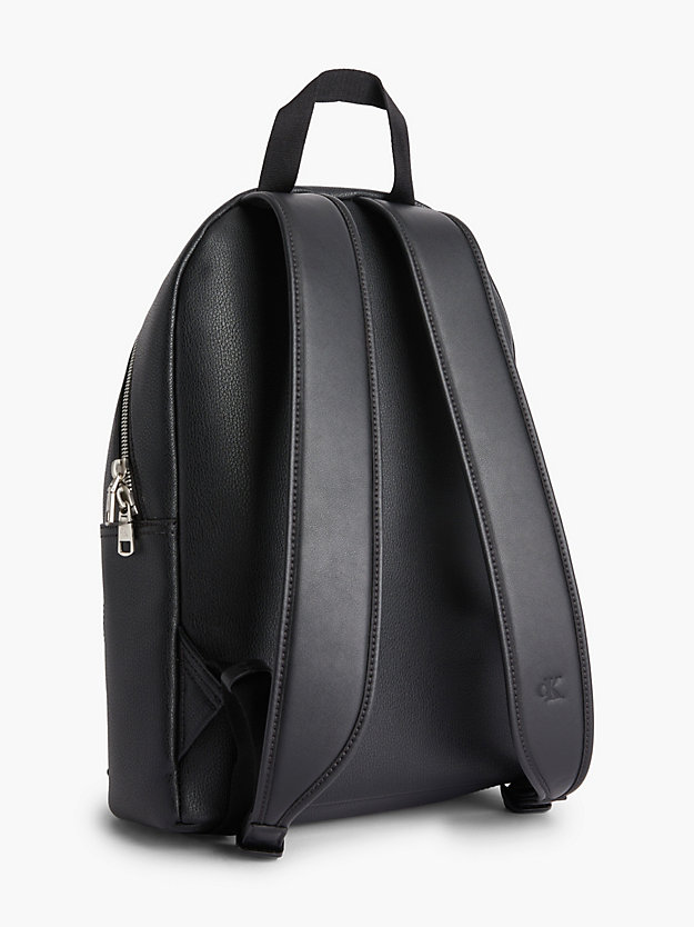 BLACK Recycled Round Backpack for women CALVIN KLEIN JEANS